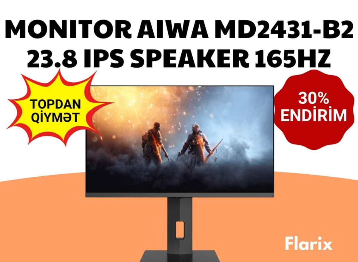 Monitor Aiwa Gaming MD2431-B2 23.8 IPS 165Hz - Tenderyard