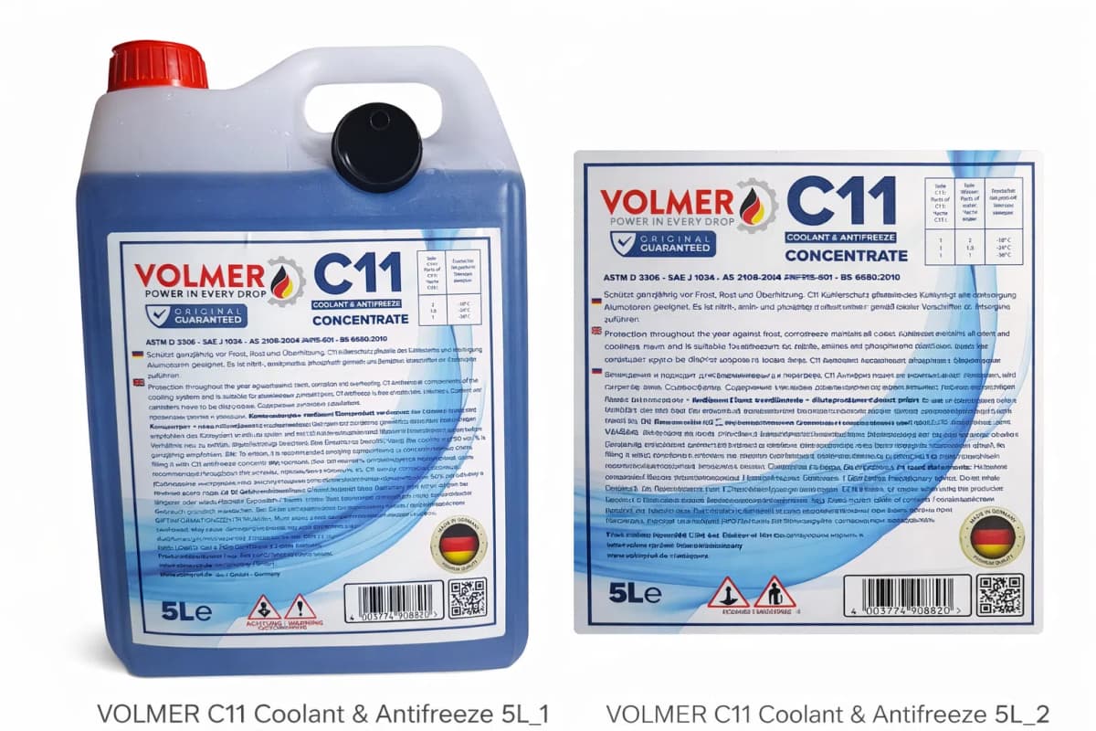 Volmer C11 Göy Antifriz Konsentratı, 5L