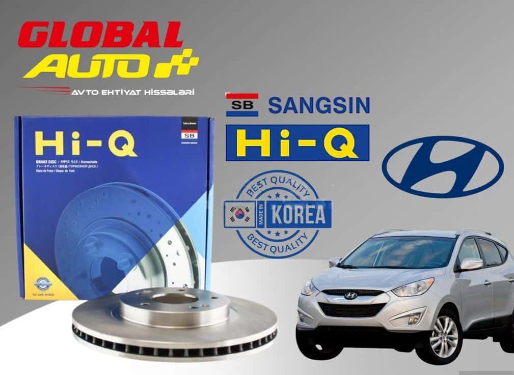 Brake disc Hyundai Tucson 2010-2015 - Tenderyard
