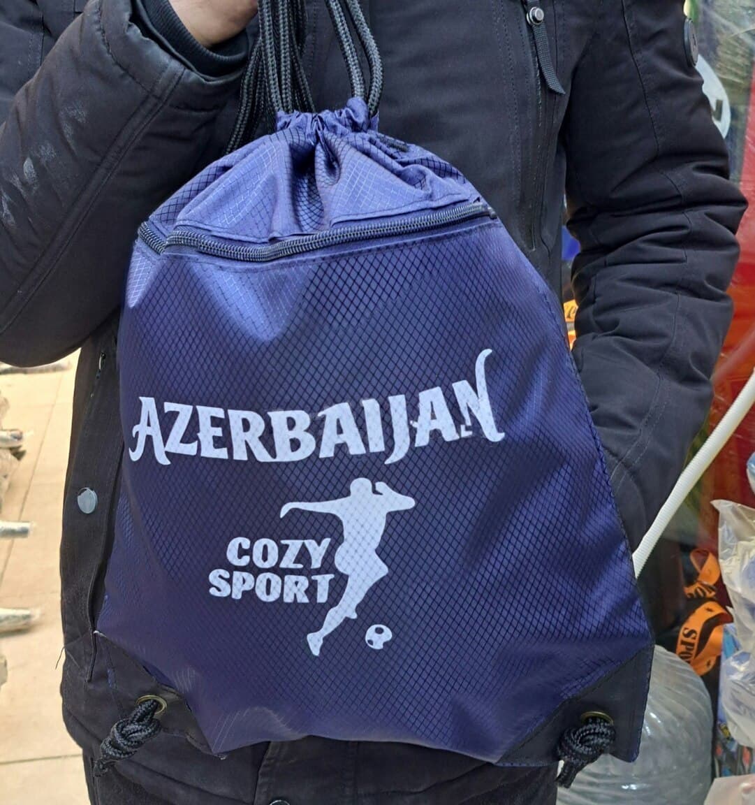 Idman çantası Göy rəng