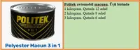 POLİTEK avtomobil şpaklyovka-macunları — şəkil 1