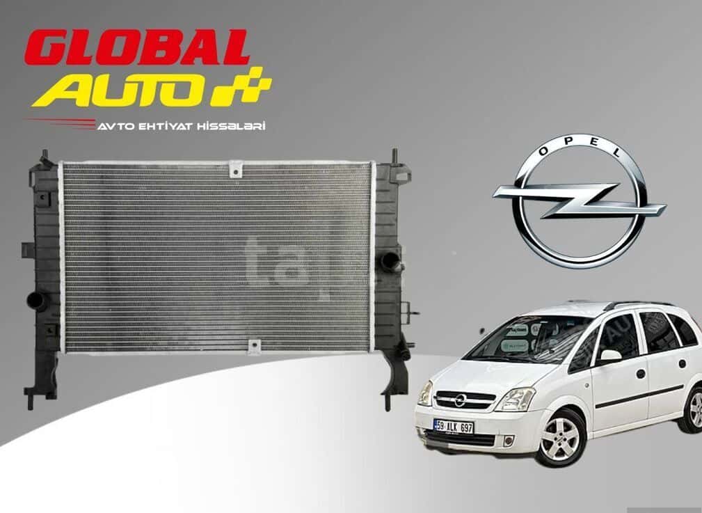 Water radiator for Opel Meriva 1.3-1.7D - Tenderyard