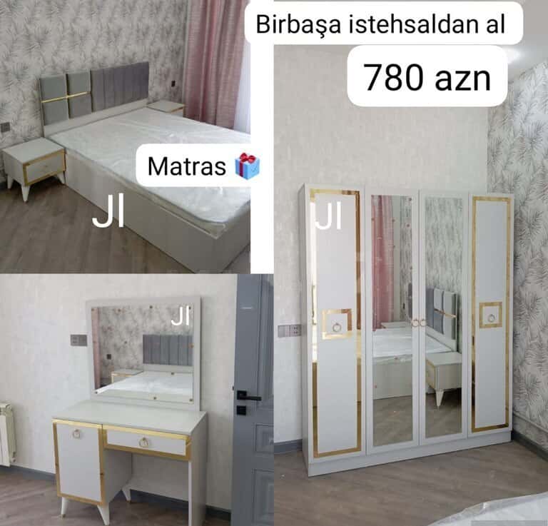 Laminat material yataq otağı dəsti, Qarışıq rəng - Tenderyard