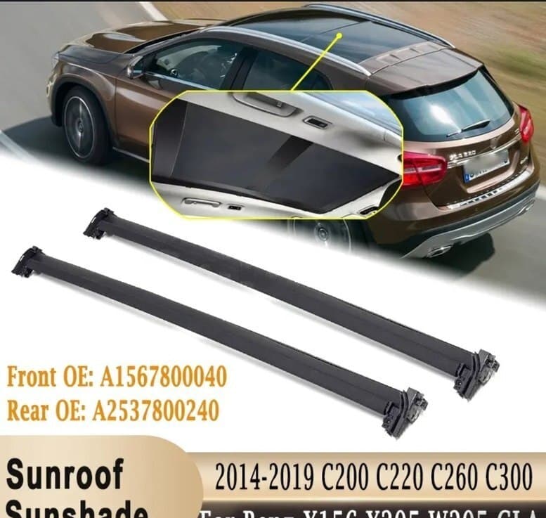 Dam örtüyü pərdəsi Mercedes W205 X205 GLA GLS C300 C220