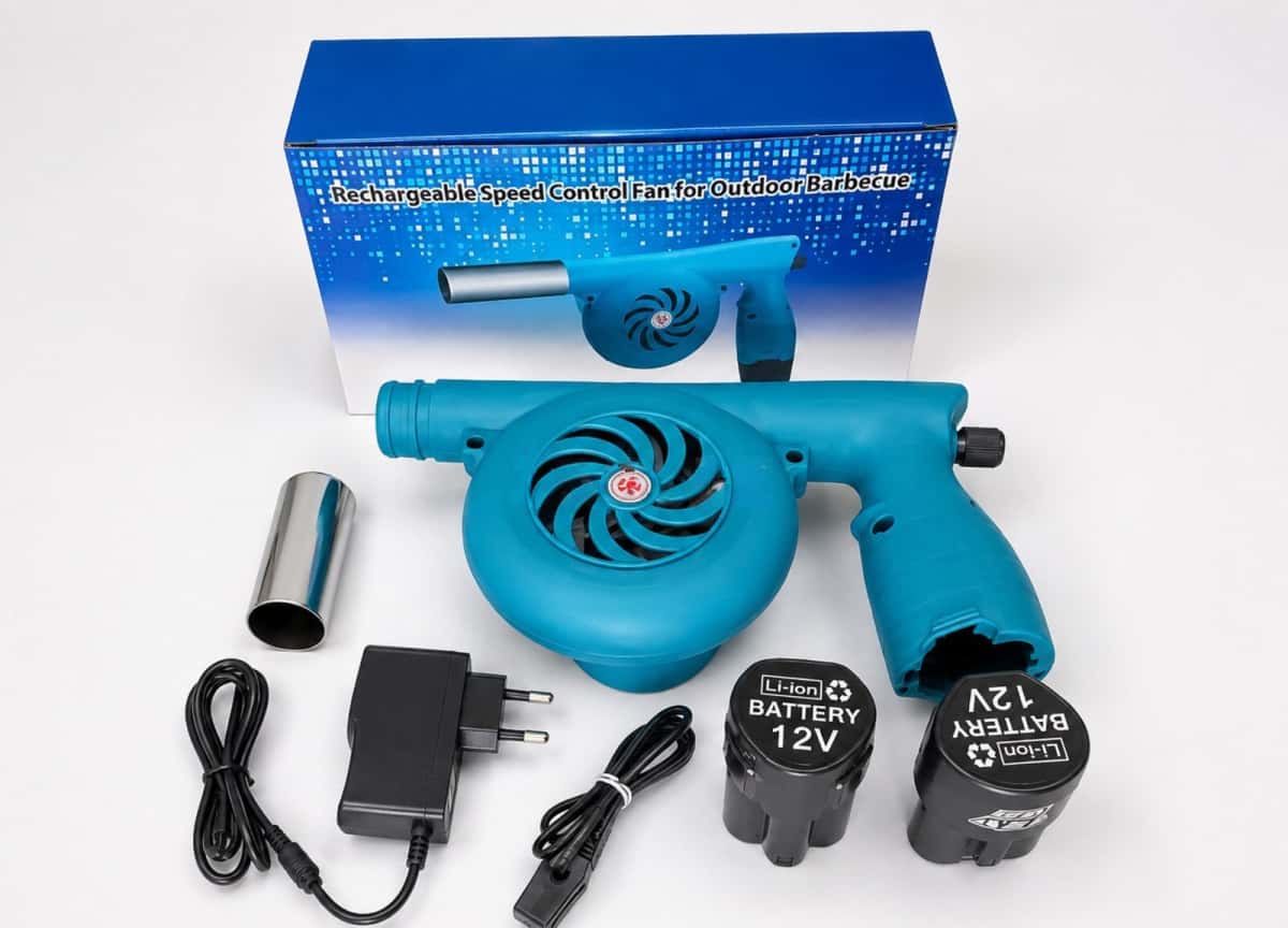 Manqal üçün batareyalı hava üfürən ventilyator - Tenderyard