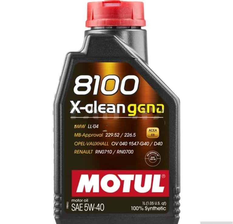 Motul 8100 X-Clean Gen 2 5W40 1L Mühərrik Yağı - Tenderyard
