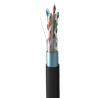 Kabel Cat6 F/UTP 24AWG qara (mis Mis ilə örtülmüş alüminium — şəkil 2