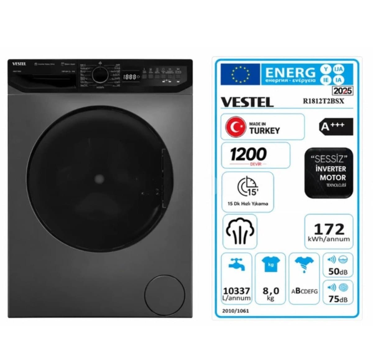Vestel paltaryuyan maşın