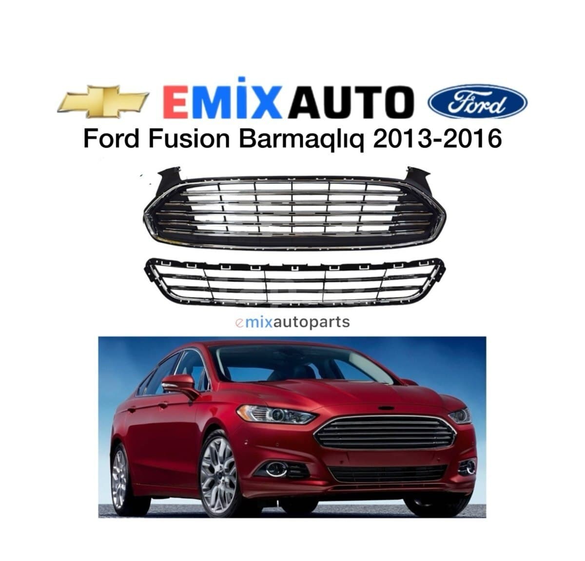 Radiator barmaqlığı Ford Fusion 2013-2016