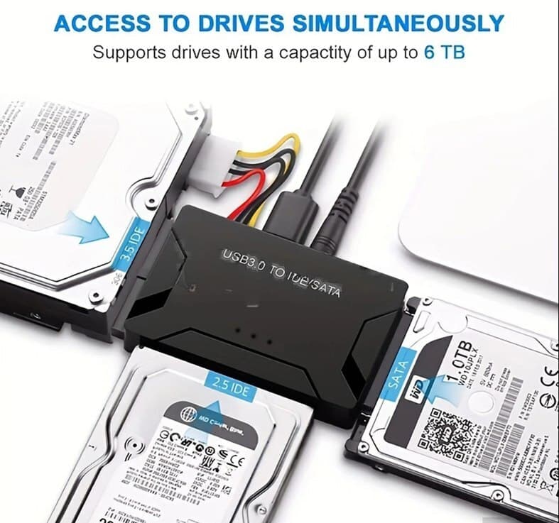 HDD/SSD konverter USB 3.0 to SATA/IDE