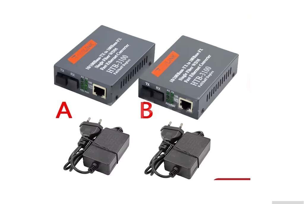 Media converter HTB-3100 fiber optic - Tenderyard