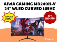 Aiwa Gaming MD240K-V 24" Curved 165Hz Monitor — şəkil 1