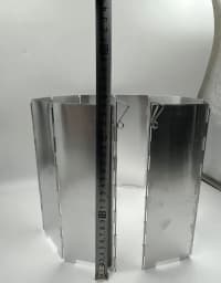 Qaz sobası üçün külək qoruyucu ekran 8.6x24sm — şəkil 4