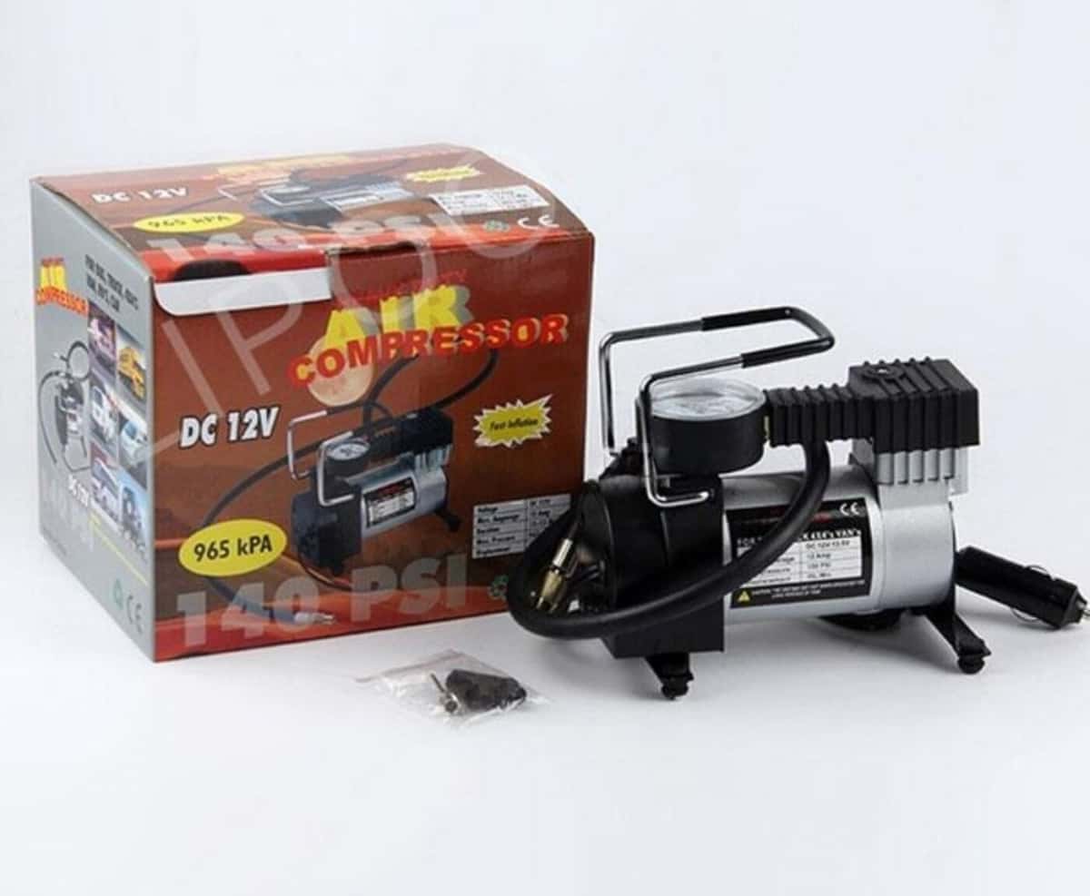Avtomobil üçün təkər dolduran kompressor 12V 120W - Tenderyard