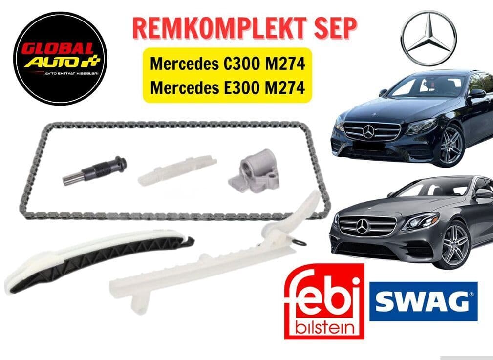 Zəncir dəsti Mercedes C300, E300 (M274)