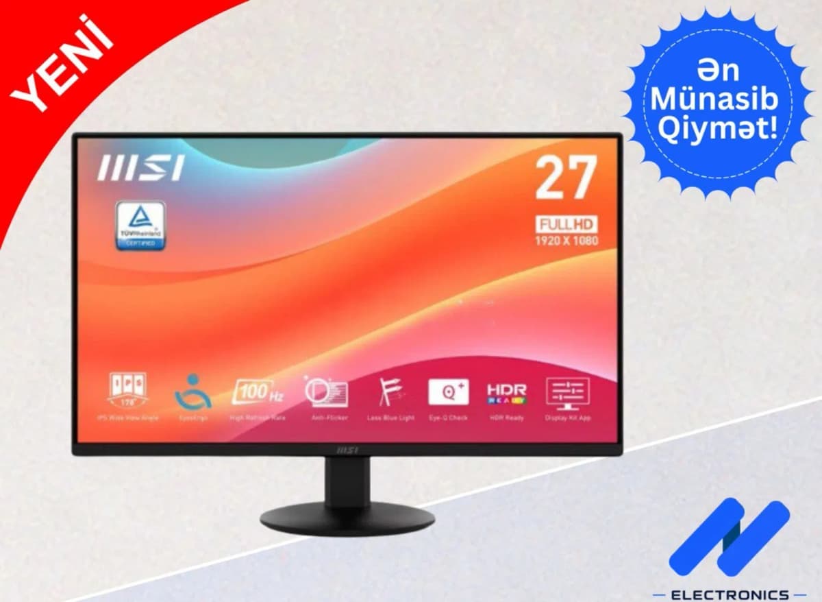 Monitor MSI PRO MP272L 27" Full HD 100Hz
