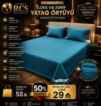 Yataq dəsti Göy rəng — şəkil 4