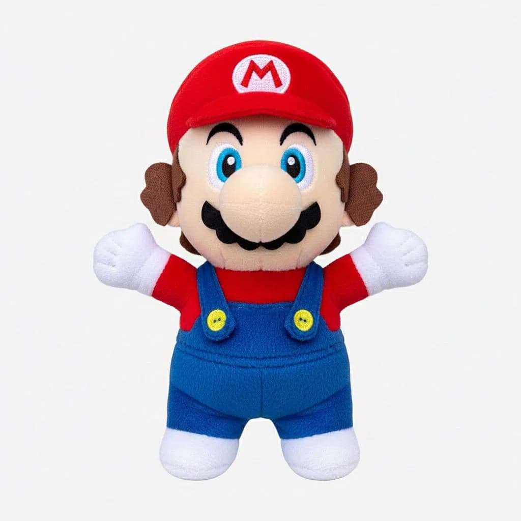 Yumşaq oyuncaq Mario, qırmızı, 18 sm