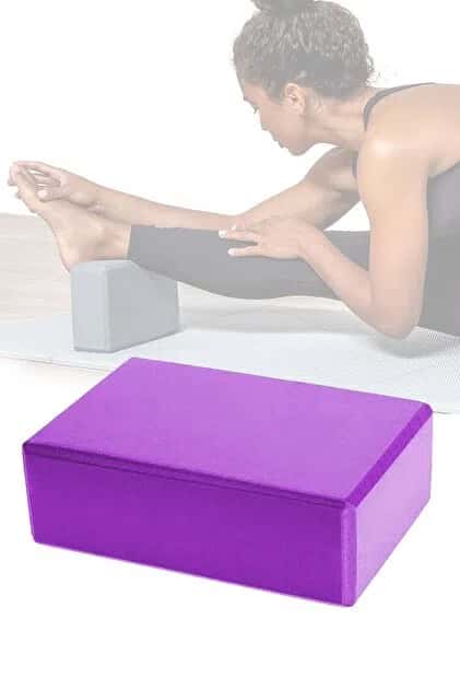 Yoga block, purple, pair - Tenderyard