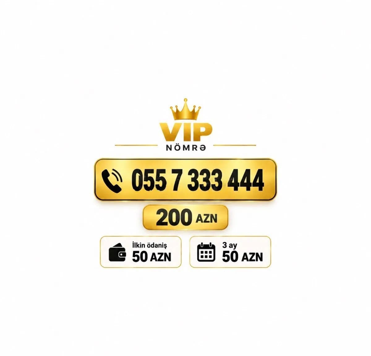Bakcell nömrə 055 733 34 44