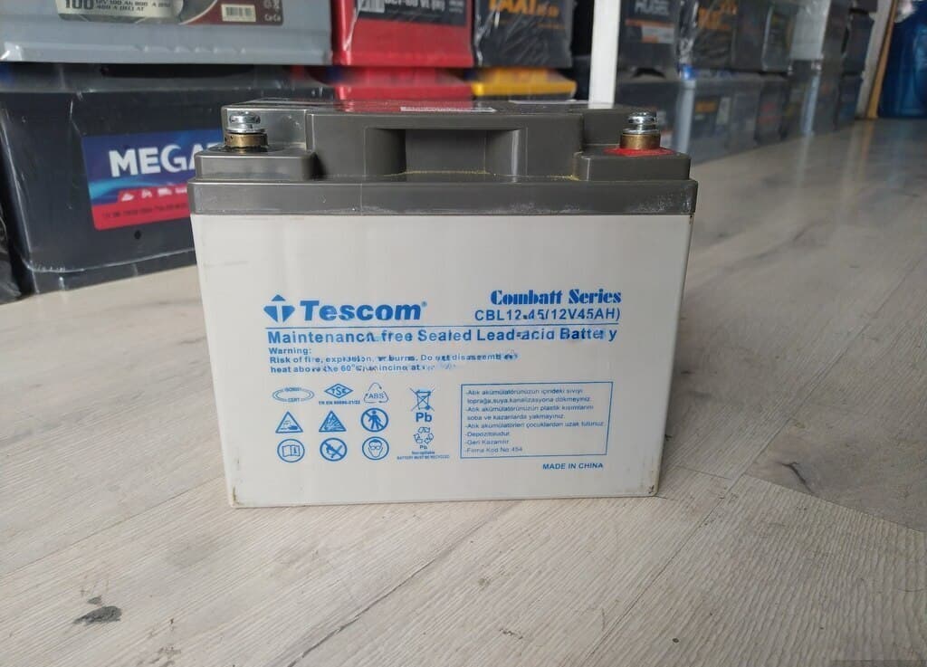 Akkumulyator Tescom 12V 6 ST 45 Ah