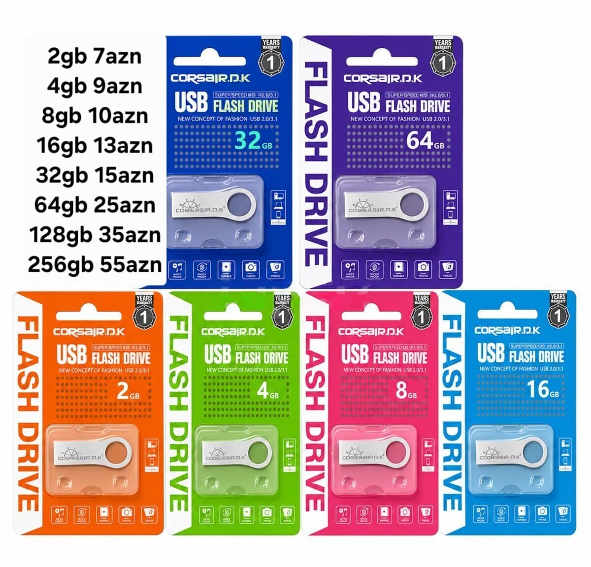 None USB Flash kart, Plastik material