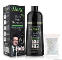 saç qaraldan şampun "dexe black hair shampoo 400 ml" — şəkil 29