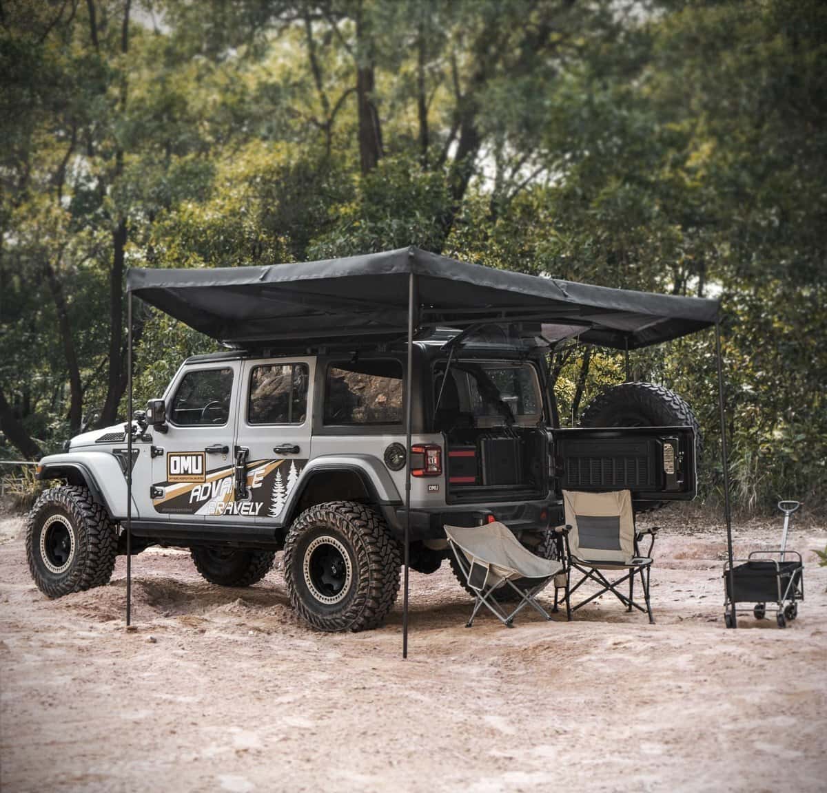Туристический тент для Jeep Wrangler - Tenderyard