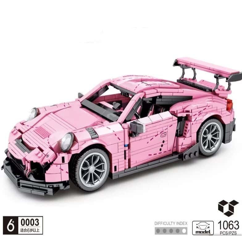 Technique Porsche 911 GT3 Pink Konstruktor - Tenderyard