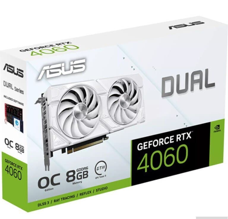Video kart ASUS Dual RTX 4060 EVO 8GB OC White