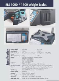 Barkod tərəzi "Rongta RLS-1100" — şəkil 3
