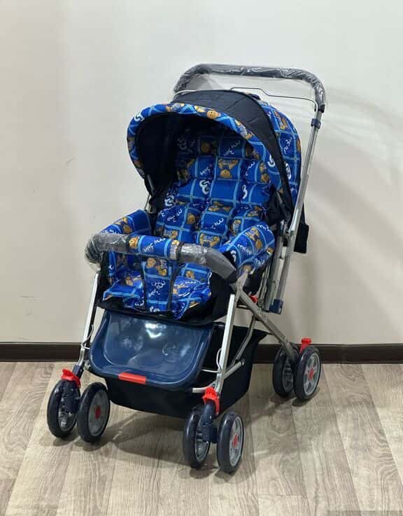 Unisex baby stroller, Black color - Tenderyard