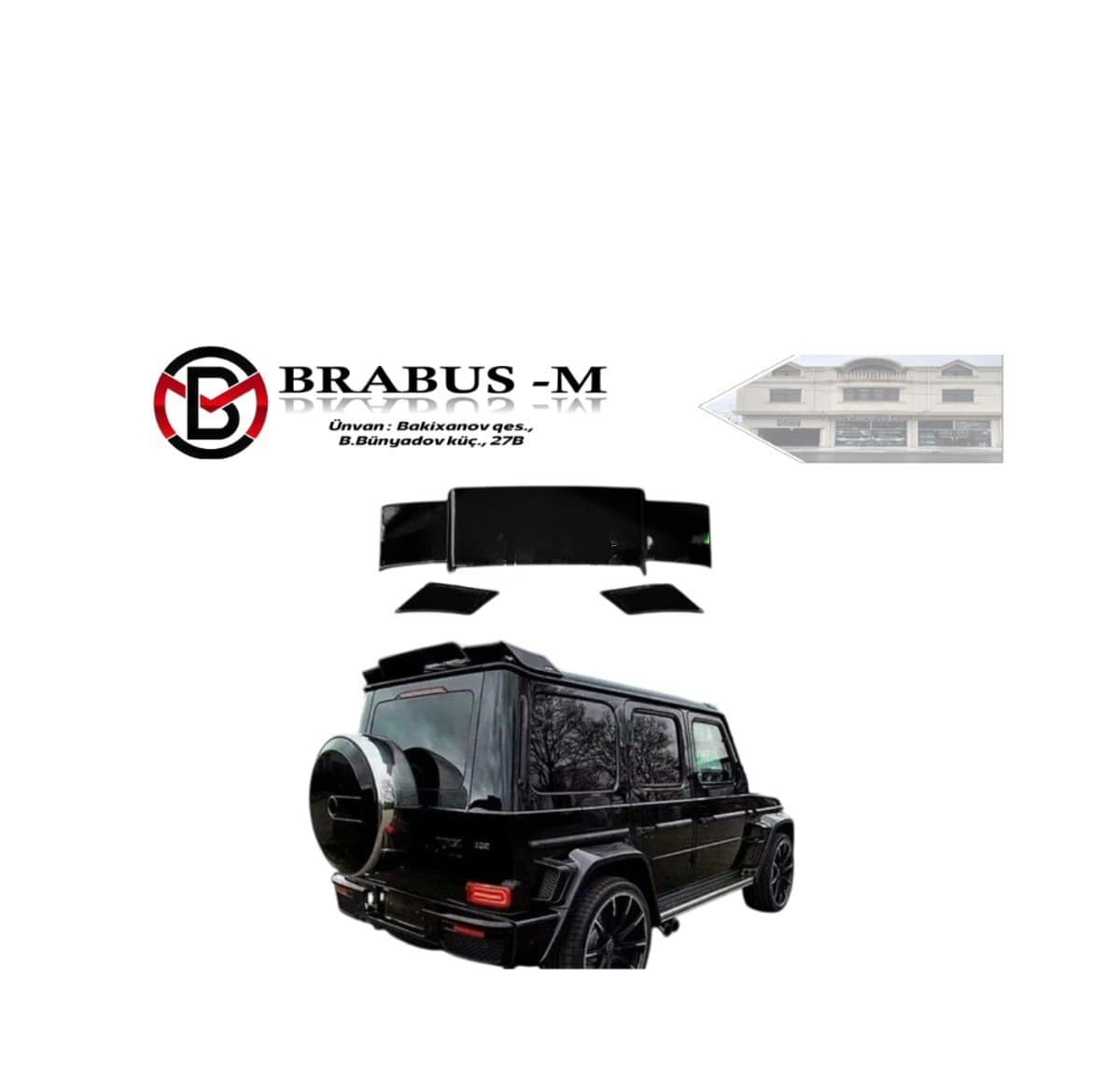 Spoyler Mercedes W463 Brabus