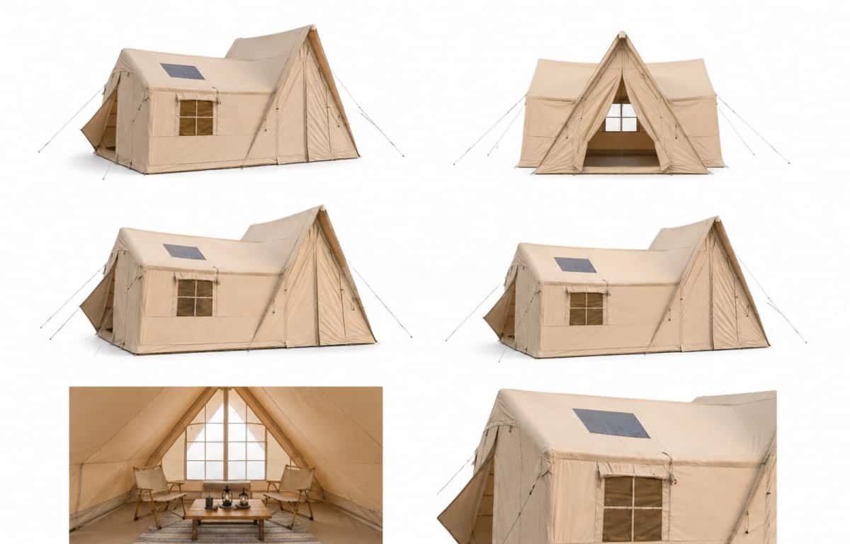 Wolf Nest A-Frame Şişmə Çadır 4.20x3.00x2.55m - Tenderyard