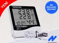 Rəqəmsal termometr və hiqrometr HTC-2 — şəkil 2