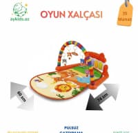 Oyun xalçası musiqili və interaktiv piano fitness rack — şəkil 1