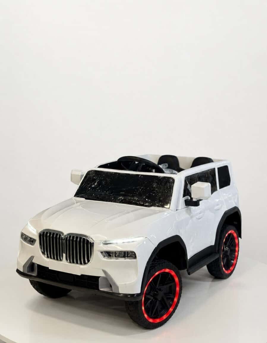 Uşaq elektrik avtomobili SUV 2 nəfərlik ağ - Tenderyard