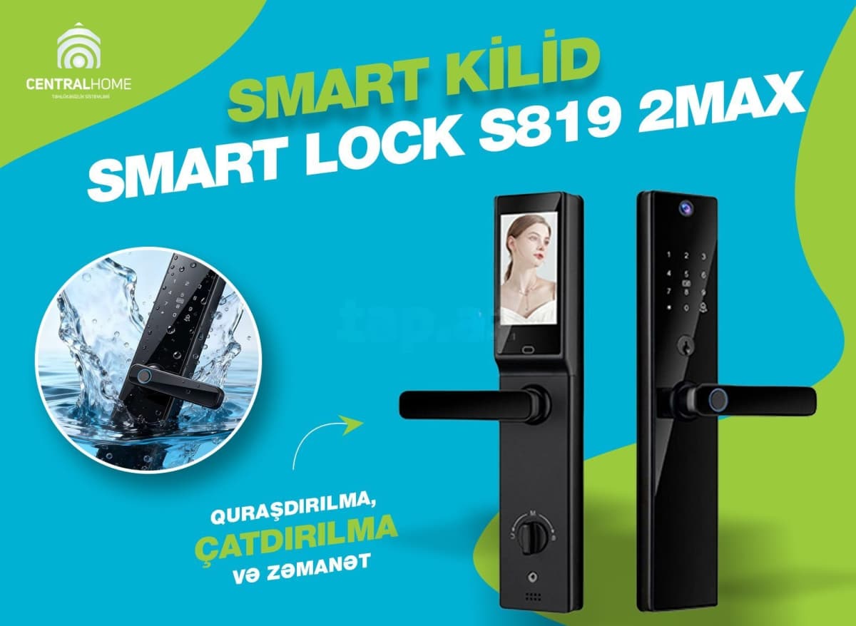 Ağıllı qapı kilidi Smart Lock S819 2Max