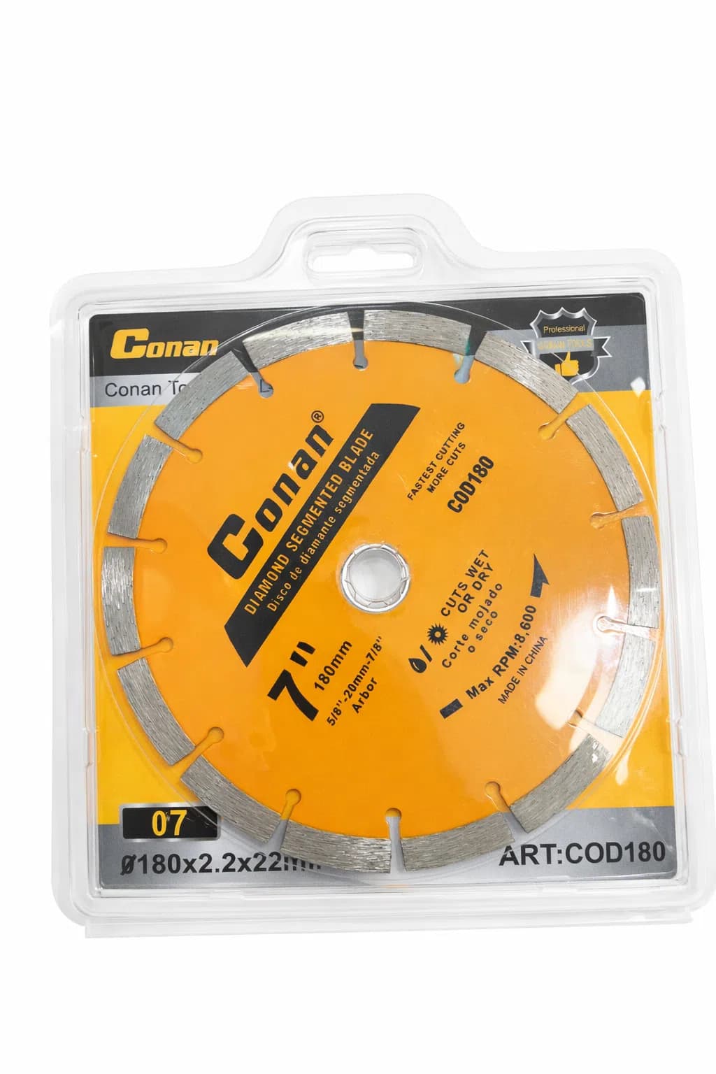 Conan COD180 Almaz Segmentli Kəsici Disk 180 mm
