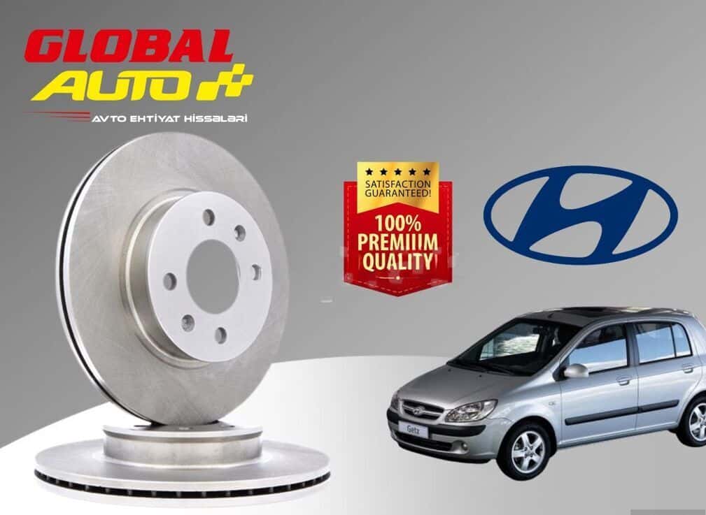 Brake disc Hyundai Getz 2003-2009 - Tenderyard