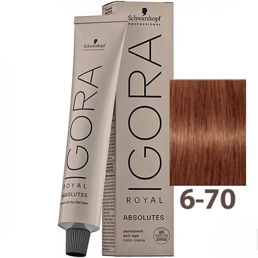 Saç boyası Schwarzkopf Professional Igora Royal Absolutes 6-70