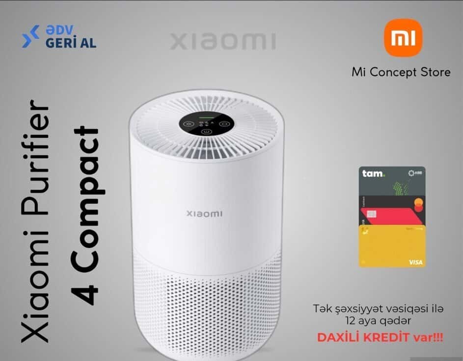 Air purifier Xiaomi Smart Purifier 4 Compact - Tenderyard