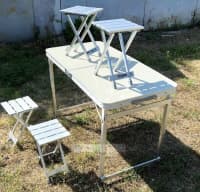 Alüminium Kempinq Stol və Stul Dəsti TB-51131 — şəkil 3
