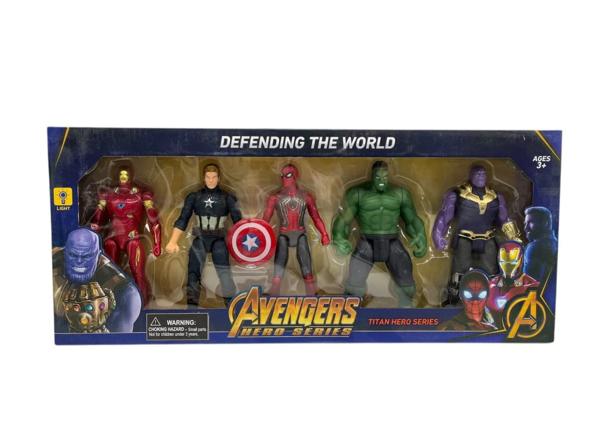 Fiqur dəsti Marvel Avengers T-74, 5 ədəd