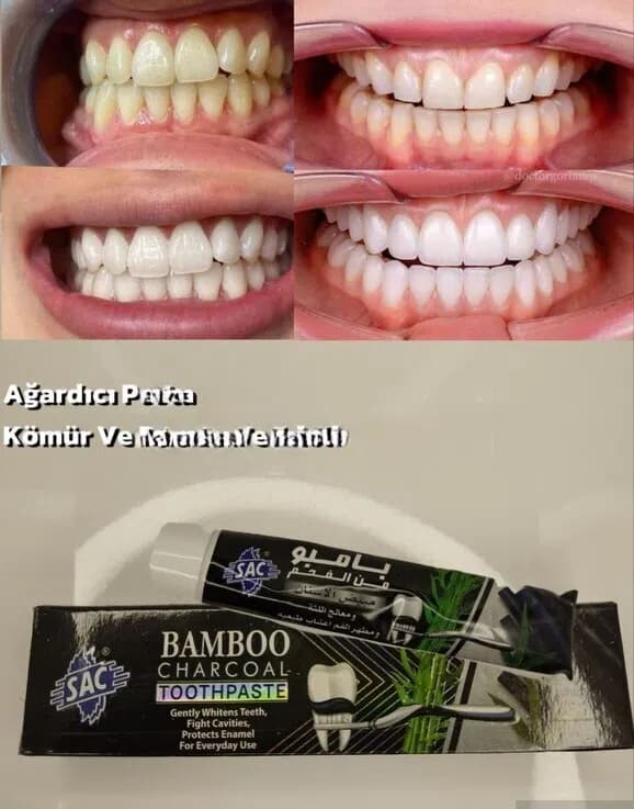 Diş pastası Saç Bamboo Charcoal Toothpaste