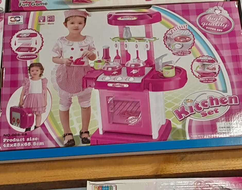 Uşaq mebel dəsti Plastik material, Çəhrayı rəng - Tenderyard