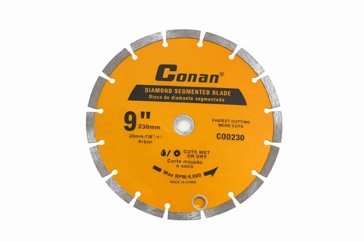 Conan COD230 230mm Segmented Cutting Disc - Tenderyard