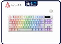 Mexaniki klaviatura Ajazz MK87 Pro White Matte Translucent — şəkil 1