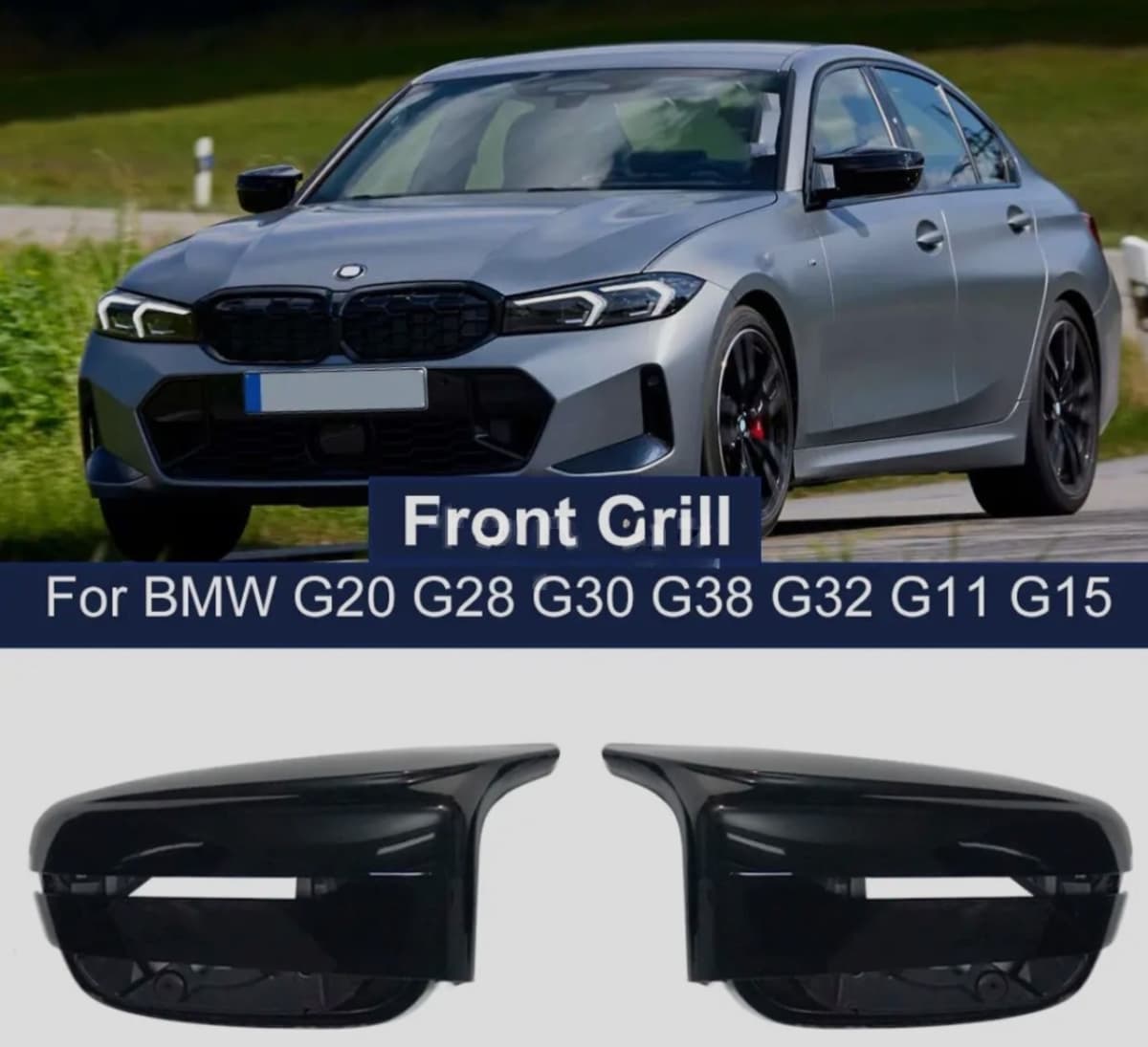 Yan güzgü üstlükləri BMW G20 G30 G11 Karbon Fiber
