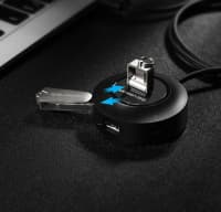 USB Hub Ugreen CR106 30367 4-port 2m — şəkil 2